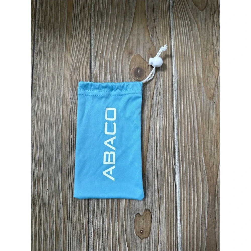 Abaco Sunglasses Cloth Microfiber Drawstring Case Light Blue